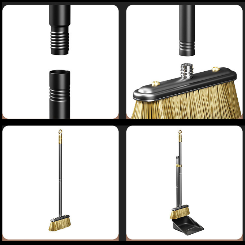 Set matura si faras, metal, peri tari de 11 cm, negru