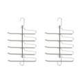 Set 2 umerase , 5 suporturi, otel inoxidabil cu spuma EVA, gri