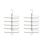 Set 2 umerase , 5 suporturi, otel inoxidabil cu spuma EVA, gri