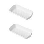 Set 2 suporturi autoadezive pentru baie