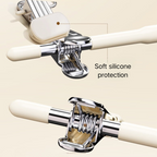 Set 10 umerase cu clips pentru pantaloni otel
