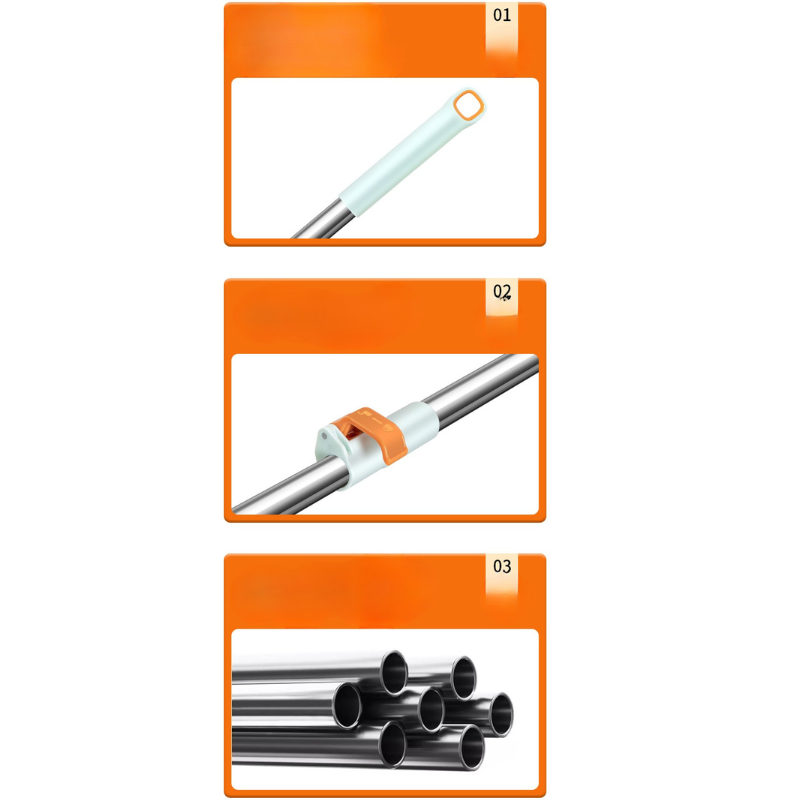 Set mop rotativ 360° cu galeata centrifuga, separare apa