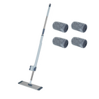 Mop pliabil cu 4 lavete microfibra