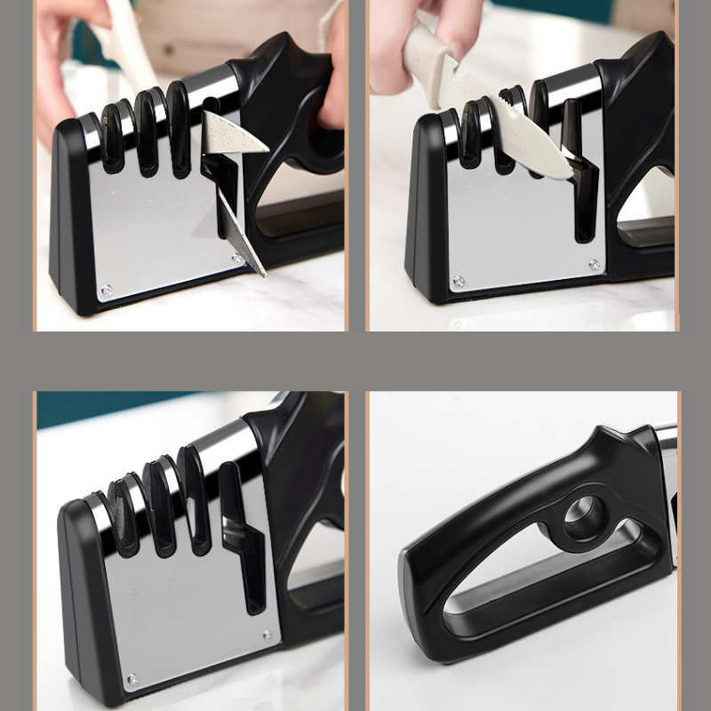 Aparat pentru ascutit cutite si foarfece, 4 in 1