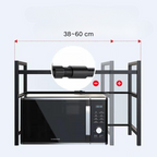 Raft extensibil pentru bucatarie negru