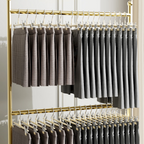 Set 10 umerase cu clips pentru pantaloni otel