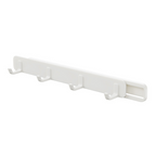 Suport autoadeviz pentru ustensile bucatarie, retractabil, 4 carlige