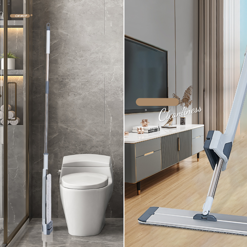 Mop pliabil cu 4 lavete microfibra