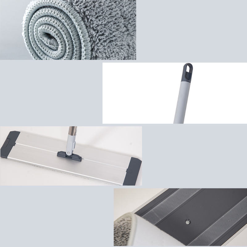 Mop pliabil cu 4 lavete microfibra