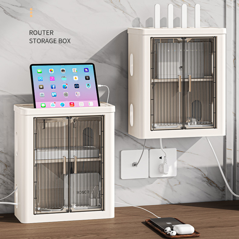 Cutie pliabila pentru depozitare router wifi
