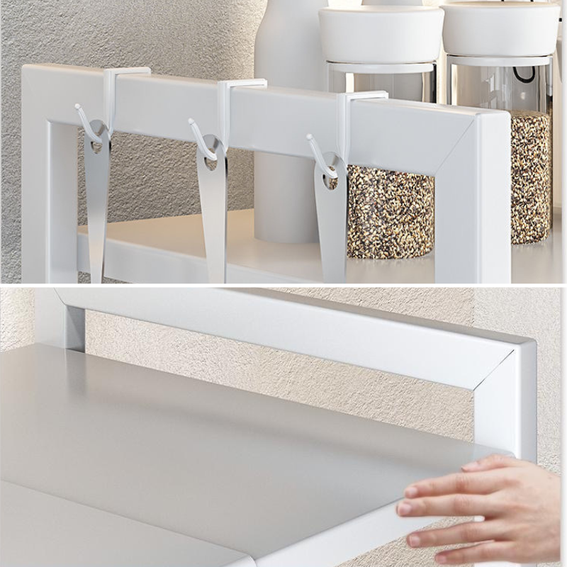 Raft extensibil pentru bucatarie Alb