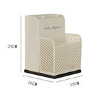 Suport ustensile bucatarie, recipient cutite, 3 compartimente, plastic