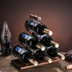 Suport pentru 6 sticle de vin , Lemn