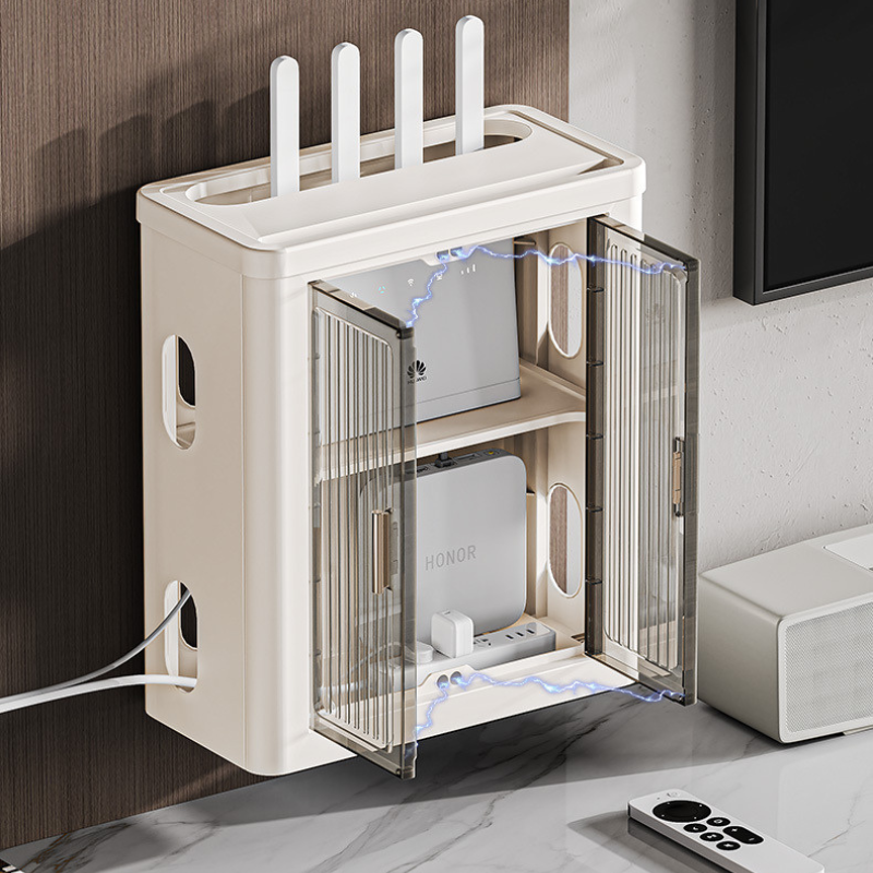 Cutie pliabila pentru depozitare router wifi