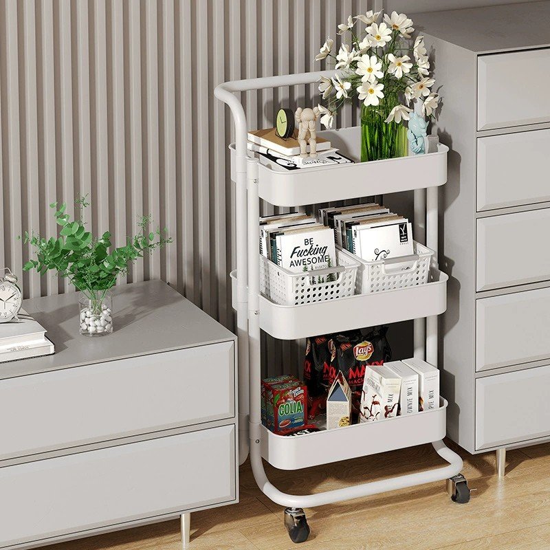 Raft portabil cu 3 nivele Alb