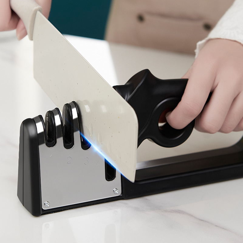 Aparat pentru ascutit cutite si foarfece, 4 in 1