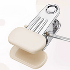 Set 10 umerase cu clips pentru pantaloni otel