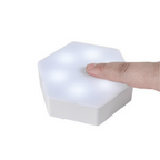 Set 3 spoturi hexagonale LED cu telecomanda