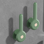 Set 2 suporturi autoadezive pentru agatat accesorii , Verde