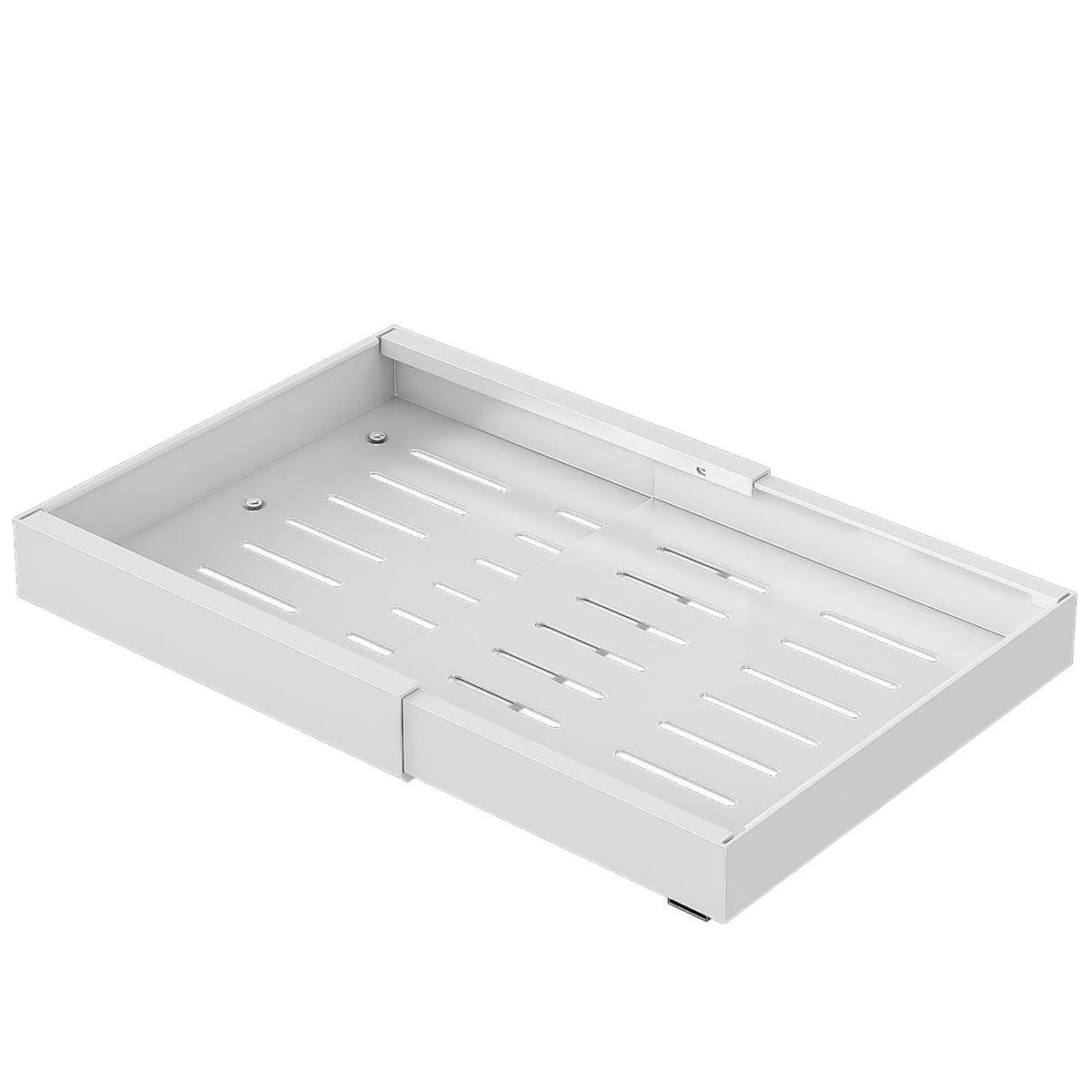 Sertar extensibil din metal cu 3 glisiere autoadezive