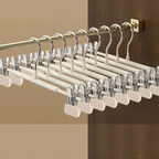 Set 10 umerase cu clips pentru pantaloni otel