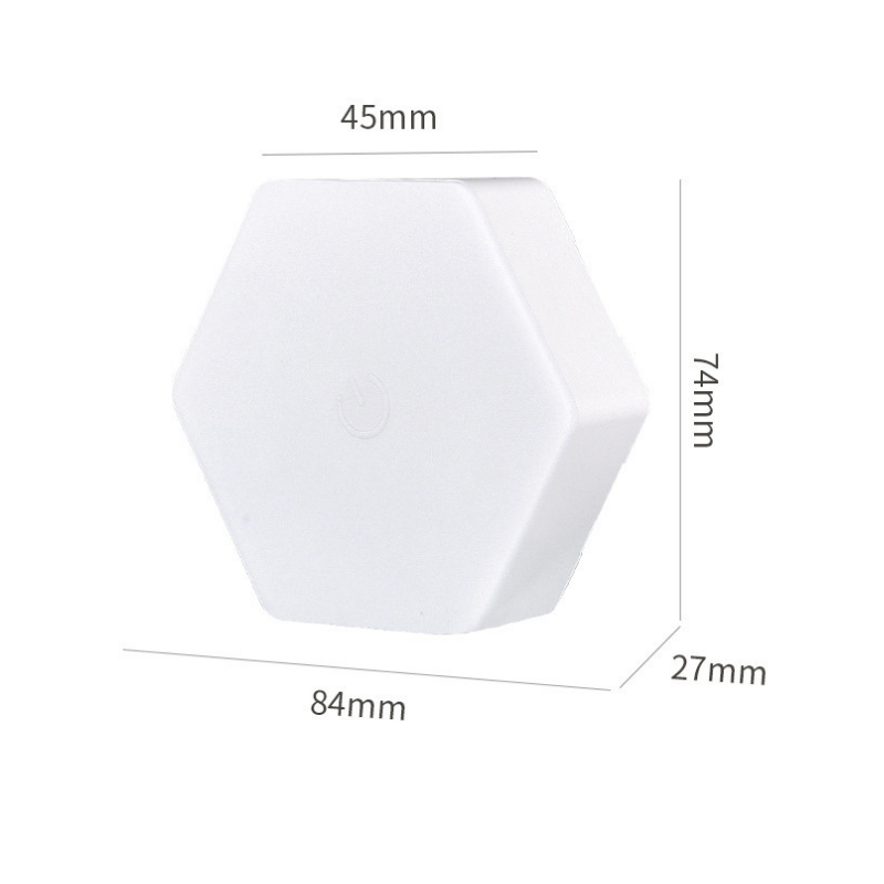Set 3 spoturi hexagonale LED cu telecomanda