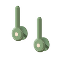 Set 2 suporturi autoadezive pentru agatat accesorii , Verde