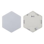 Set 3 spoturi hexagonale LED cu telecomanda