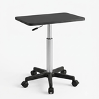 Masuta portabila cu inaltime ajustabila 60 x 80 cm, piston pneumatic, negru