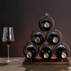 Suport pentru 6 sticle de vin , Lemn
