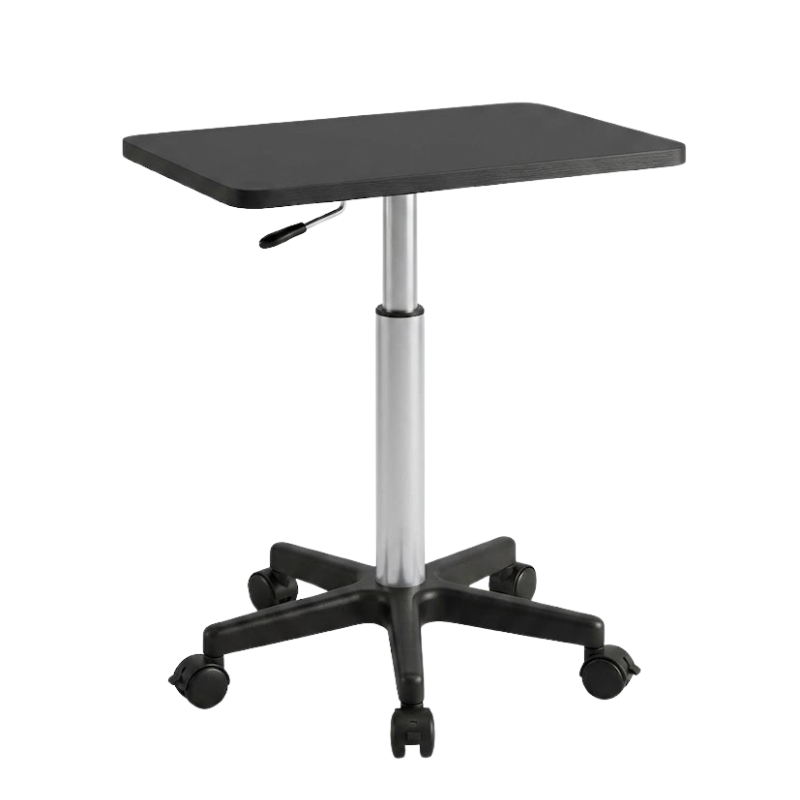 Masuta portabila cu inaltime ajustabila 60 x 80 cm, piston pneumatic, negru