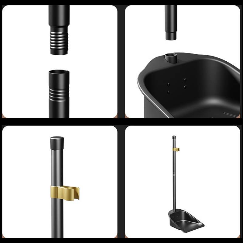 Set matura si faras, metal, peri tari de 11 cm, negru