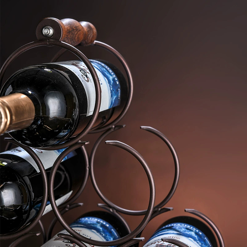 Suport pentru 6 sticle de vin , Lemn