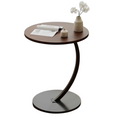 Masuta rotunda pentru cafea, MDF cu metal