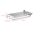 Suport pliabil pentru prosoape, inox